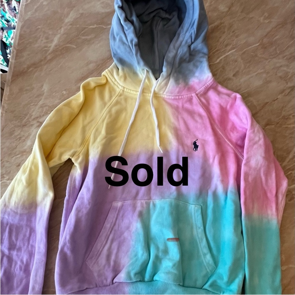 Tie-dye Ralph Lauren hoodie